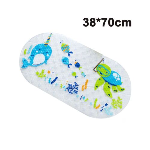 Tapis de bain antidérapant pour enfants, motif dessin animé : une expérience de bain sûre, amusante et confortable dans la baignoire et la douche.