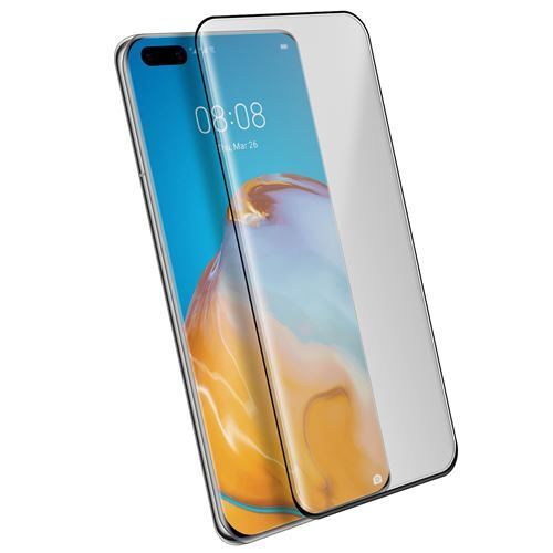 Hqselection® Lot De 2 Verre Trempé Pour Huawei P40 Pro.Film De Protection D'écran Couverture Complète Noir - Anti Rayures - Ultra Résistant Dureté 9h