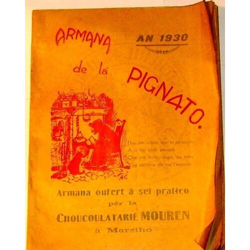 Livre  Armana De La Pignato An 1930