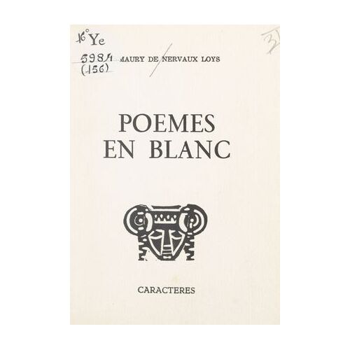 Poèmes En Blanc