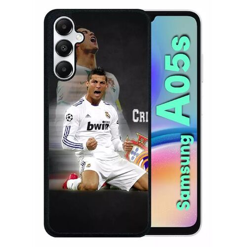 Coque Pour Galaxy A05s - Christiano Ronaldo - Silicone - Noir