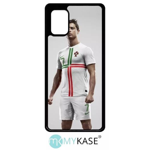 Coque Pour Galaxy A31 - Christiano Ronaldo Selecao Portugal - Noir