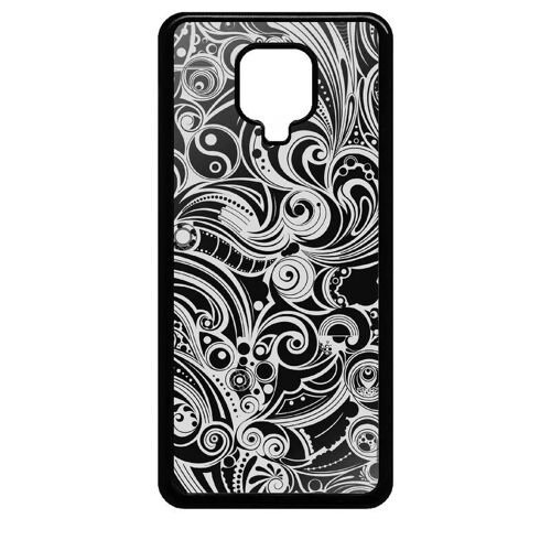 Coque Pour Xiaomi Note 9s - Baroque - Noir