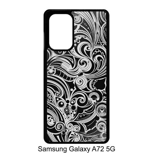 Coque Pour Galaxy A72 5g - Baroque - Noir
