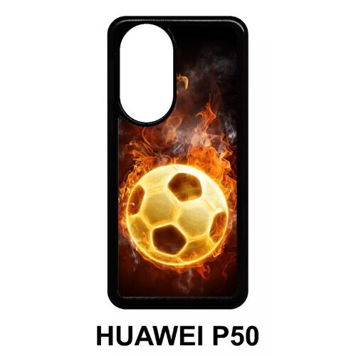 Coque Pour Huawei P50 - Foot Flamme - Silicone - Noir
