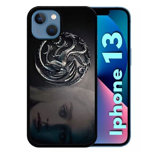 Coque Pour Iphone 13 - Got Targaryen - Silicone - Noir