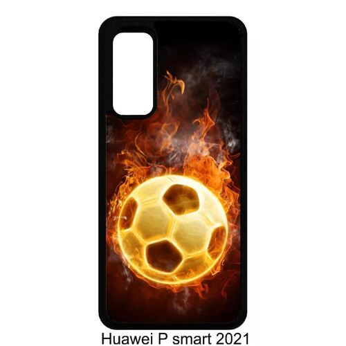 Coque Pour Huawei P Smart 2021 - Foot Flamme - Noir