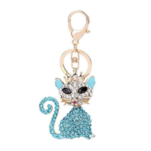 Série Animale Personnalisé Mignon Chaton Sac Pendentif Décoration Cadeau (Chy-5218 Violet)