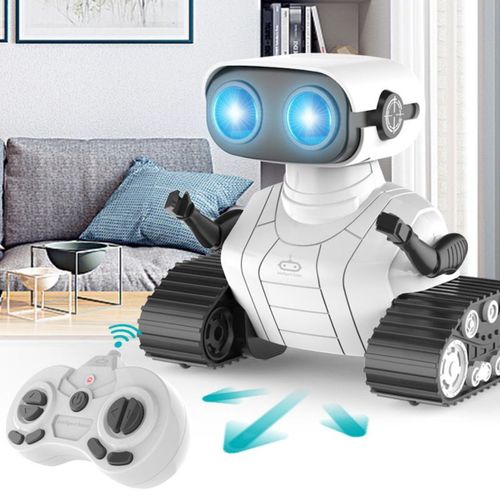 Robot Rc Rechargeable Pour Enfants Avec Led Et Musique