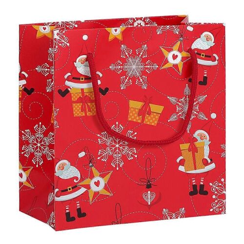 Emballage cadeau de Noël à emballage cadeau pour bonbons et petits cadeaux (motif 20 * 20 * 8cm)