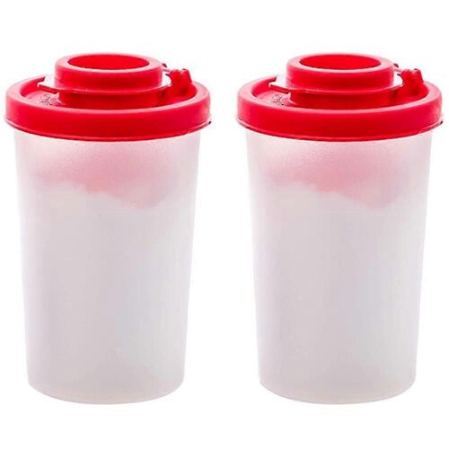 Salières Et Poivrières Lot De 2 - Étanche À L'humidité Grand Distributeur D'épices Hermétique Pour Aller Pour Le Pique-De Camping En Plein Air Cuisine Boîtes À Lunch, Grand