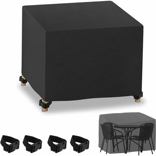 Housse De Table De Jardin - Imperméable, Respirante, Rectangulaire, 135 X 135 X 7