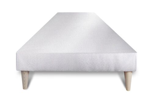 Sommier tapissier blanc 100x200