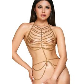 Chaines De Corps En Métal Doré - R24504456001 Taille : Tu - Os