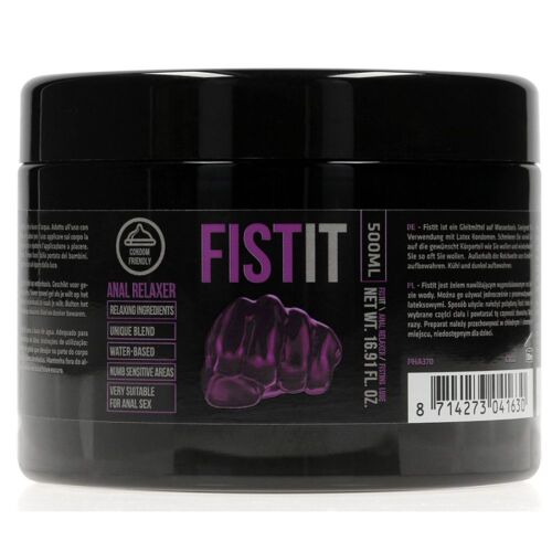 Lubrifiant Decontractant Anal Crème Relaxante Relaxer 500 Ml - Pot Noir Fist It