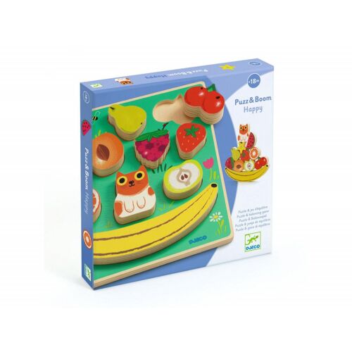 Djeco  Puzzle Relief - Puzz & Boom Happy