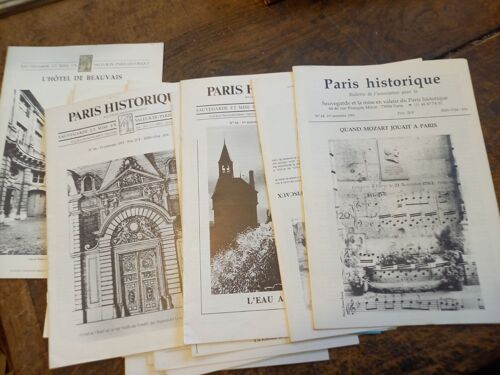 Paris Historique Bulletin De L'association Pour La Sauvegarde Et Mise En Valeur Du Paris Historique - Lot De 13 Numéros