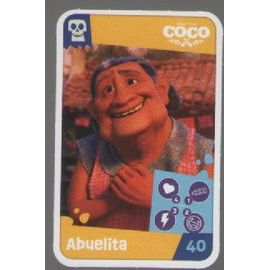 Carte N° 40 Abuelita - Disney Pixar Coco - Jouons Rêvons Auchan 2024