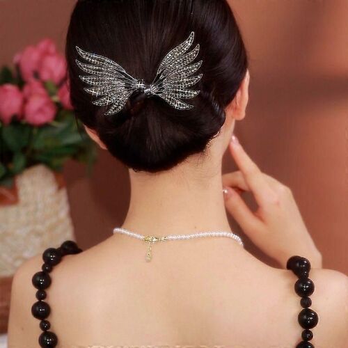 Ailes D'Or Dispositif De Cheveux Épingle À Cheveux Pour Femmes Cheveux Bouclés Tête Artefact Exquis Tempérament Tête Bijoux 