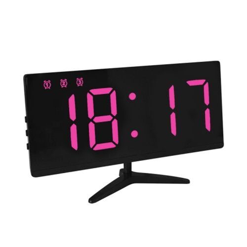 Horloge Électronique Led 6615a, Horloge De Table Numérique Intelligente (Rose)