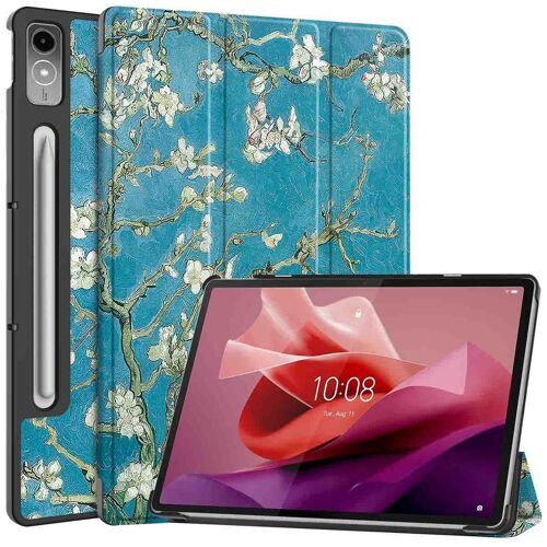 imoshion Coque tablette Design Trifold Lenovo Tab P12 Green Plant