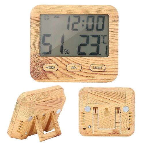Horloge Électronique À La Maison Intérieur Température Et Humidité Précises Thermomètre Hygromètre 