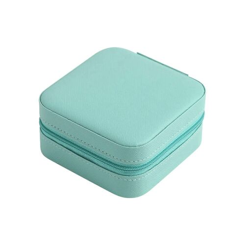 Boîte De Rangement De Bijoux Portable Boucles D'oreilles À La Mode Étui De Rangement Boîte D'organisateur De Bijouxgreen