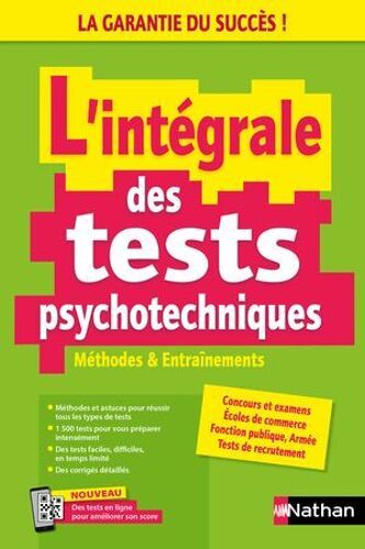 L'intégrale Des Tests Psychotechniques - 2024-2025 - Epub