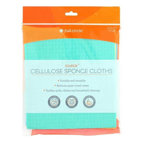 Full Circle Home - Tissu Sppg Cellulose Sqz - Ea De 1-3 Ct 