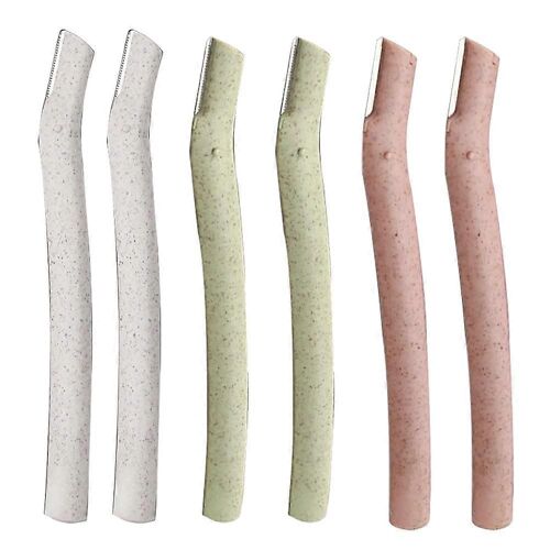 Facial Razor Eyebrow Trimmer For Women - 6 Pcs Eyebrow Razor For Body Use