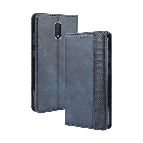 Étui Pour Nokia 2.3 Fermeture Magnétique Cuir Pu Portefeuille - Bleu