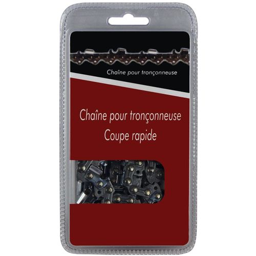 Chaîne 3/8', 1.3 mm, 52 maillons - Compatible tronçonneuses HUSQVARNA