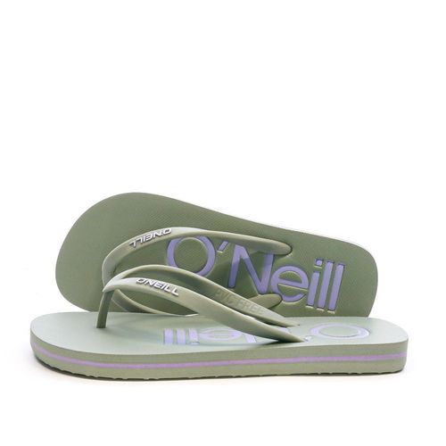 Tongs Kaki Fille Imprimé O'neill Profile Logo