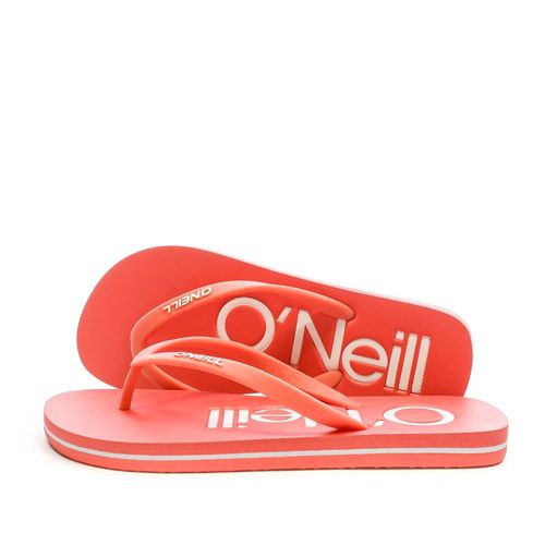 Tongs Rouge/blanc Fille O'neill Profile Logo