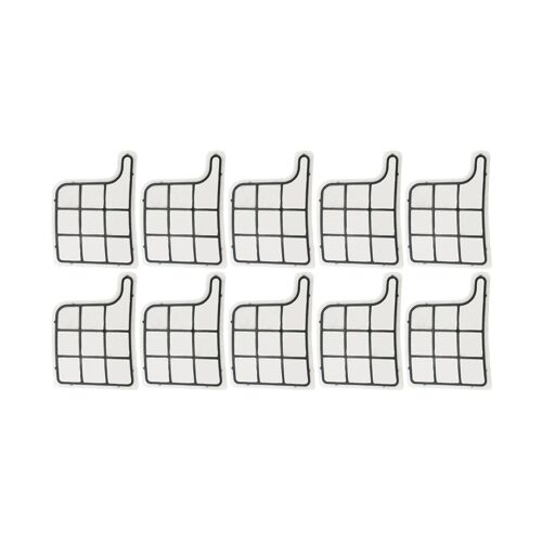 Filtre De Protection De Moteur Adapté Aux Pièces Vorwerk Kobold Vk 135 Et 136, 10 Pièces 9109-May1837