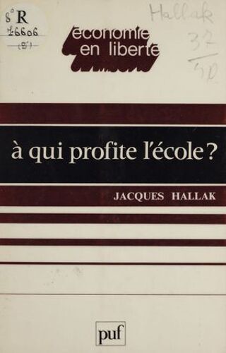 À Qui Profite L'école ?