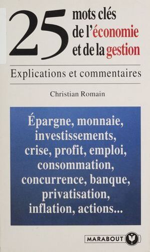 25 Mots-Clés De L'économie Et De La Gestion