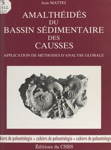 Amalthéides Du Bassin Sédimentaire Des Causses : Application De Méthodes D'analyse Globale