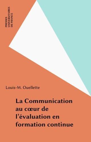 La Communication Au Coeur De L'évaluation En Formation Continue