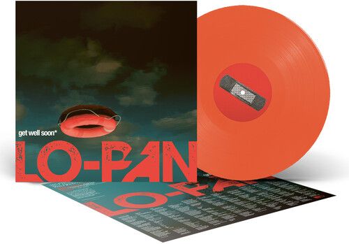 Lo-Pan - Get Well Soon - Neon Orange [Vinyl Lp] Colored Vinyl, 140 Gram Vinyl, Orange
