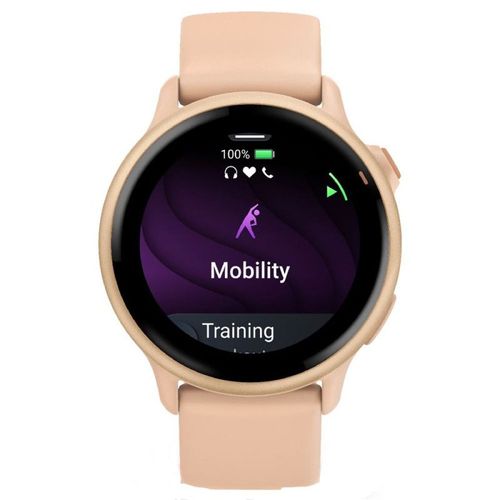 MONTRE CONNECTÉE GARMIN VÍVOACTIVE® 6 42 MM ROSE PÊCHE AVEC BRACELET ROSE