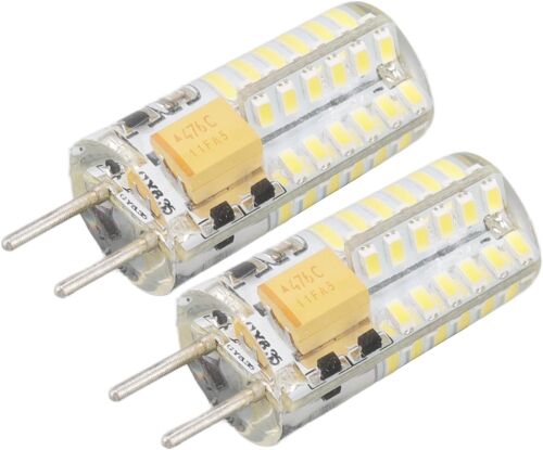 12v 2 Pièces Gy6.35 Ampoule De Remplacement Protection Des Yeux 6000k 3w 48 Led Ampoule Économie D'énergie Pour Lustre Lampe De Table[Den5285619]
