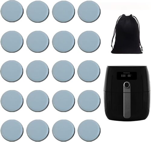 CLICKSELL-Lot De 20 Curseurs Auto-Adhésifs Pour Petits Appareils De Cuisine Faciles À Déplacer Pour Friteuse À Air, Machine À Pain, Cafetières, Grills, Mélangeurs, Mixeurs Et Casseroles