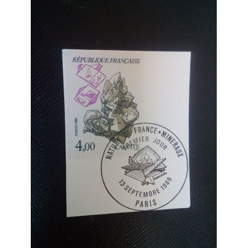 Timbre France Y T 2431 Minéraux De Calcite 1986 ( 060308 )