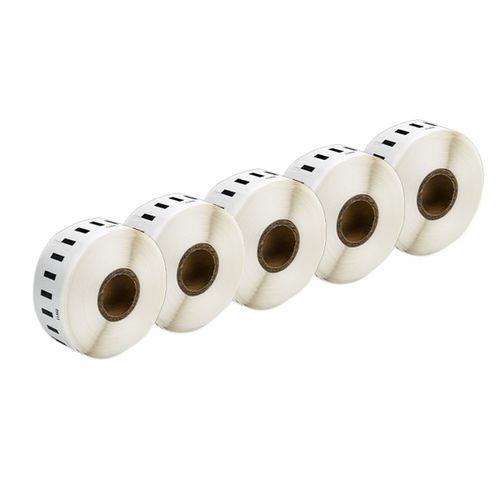 5 Rouleaux Pour 11352 Étiquettes En Papier Thermique 25mm X 54mm Pour Imprimante 450 450 Duo 450 Twin Turbo 4xl