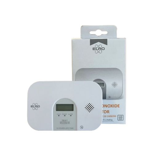 Détecteur de monoxyde de carbone avec écran digital ELRO