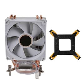 9CM CPU Cooler 4 Caloducs en cuivre Ventilateurs de refroidissement hydrauliques pour 775 1150 1151 1155 1156 1200 Cartes mères 2011 perforées