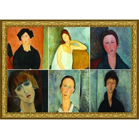 Modigliani En Collage - Puzzle 1500 Pièces