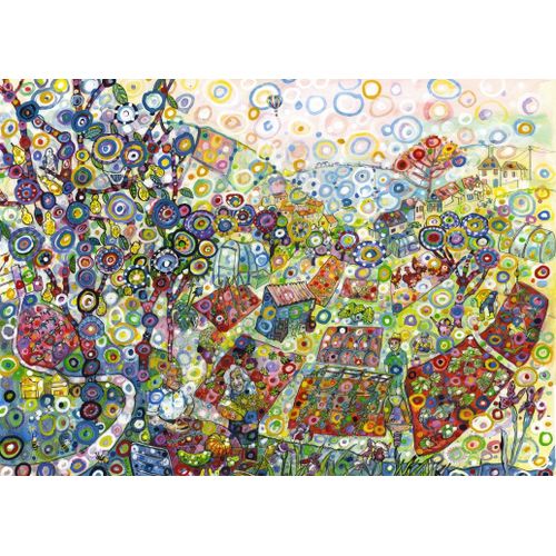 Country Allotment - Puzzle 500 Pièces