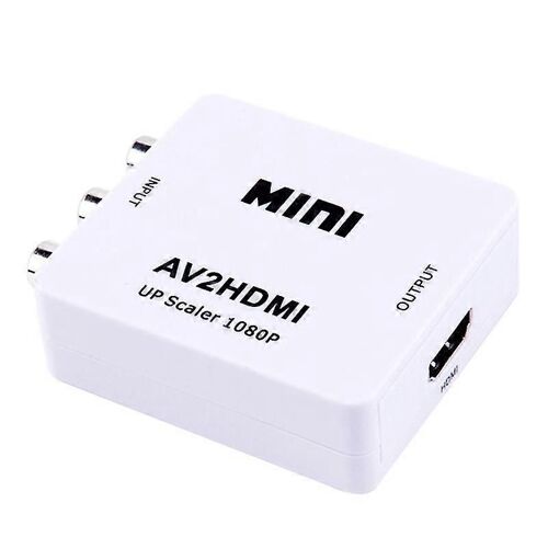 Rca Av Input To Hdmi-compatible Output Upscaler Composite Adapter 1080p Video Converter Jikaix